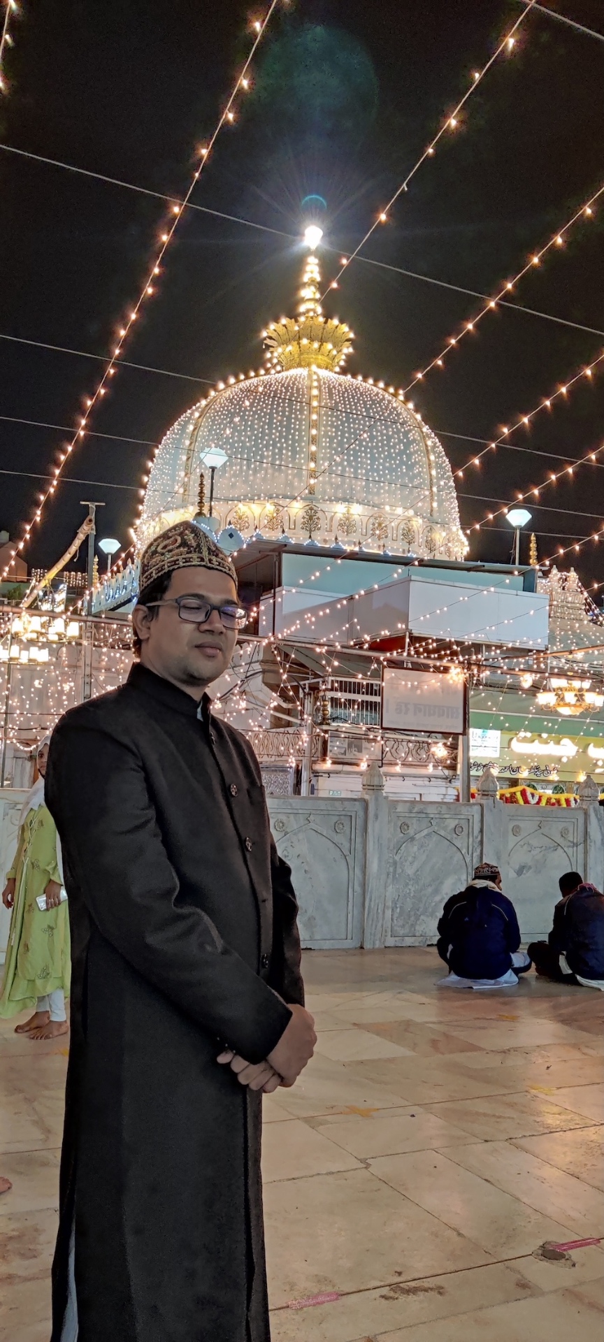 Portrait of the Khadim caretaker of Ajmer Sharif Dargah